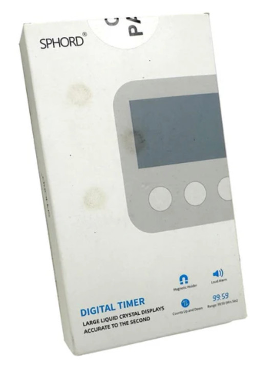 Sphord Digital Timer, Large Liquid Crystal Displays