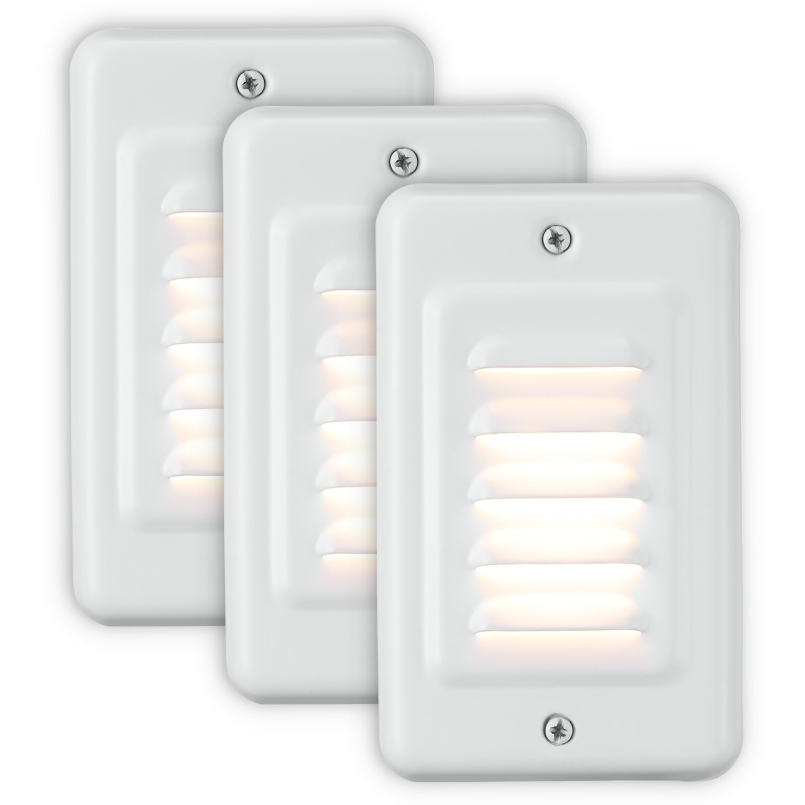 LED Step Lights Wall Mount Stair Deck Light ETL Listed Outdoor/Indoor 3000K