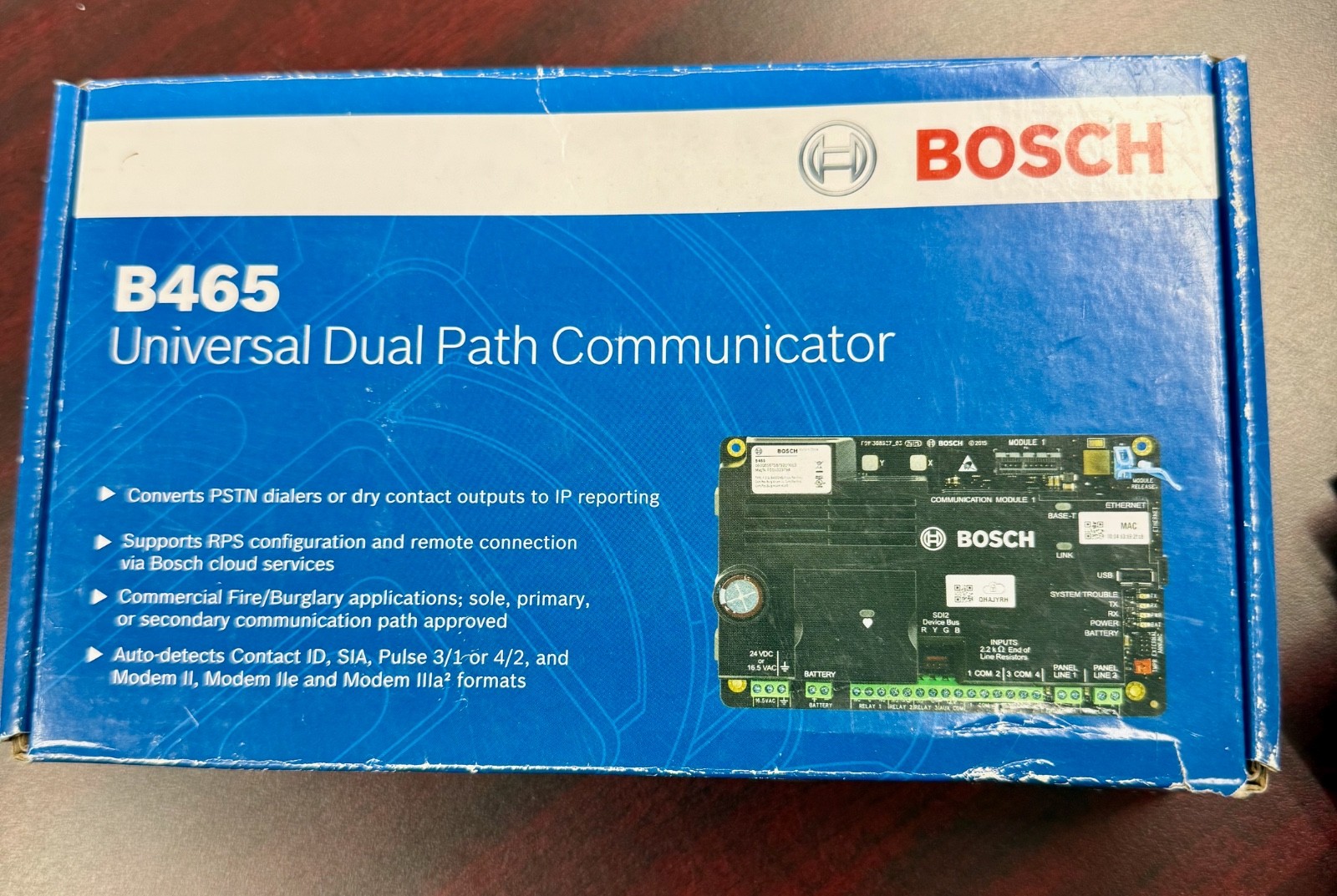 BOSCH B465 UNIVERSAL DUAL PATH COMMUNICATOR *NEW* Open Box