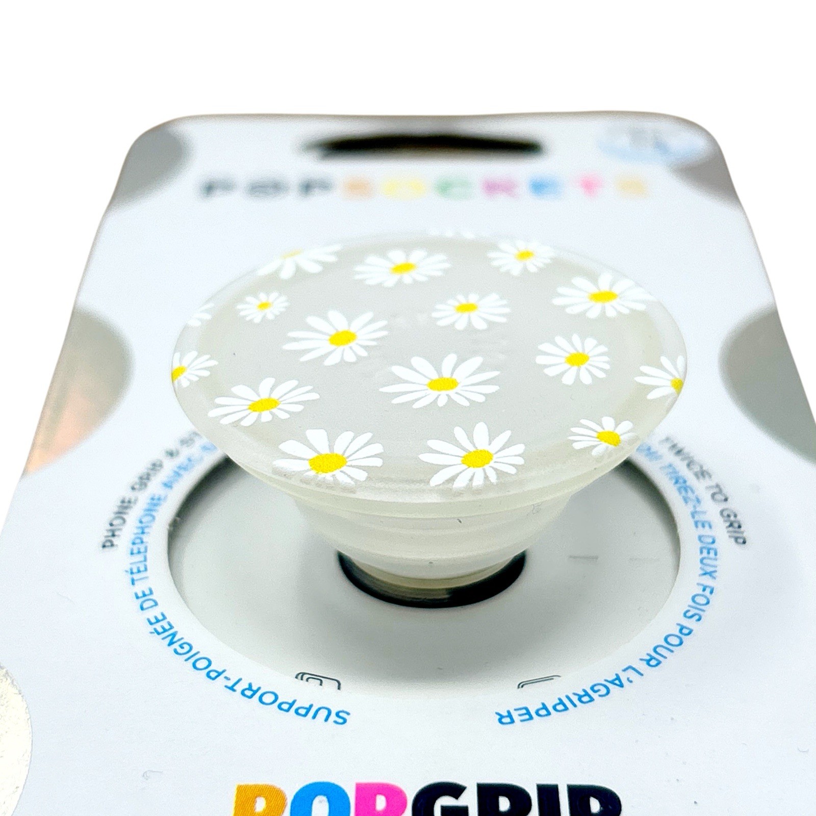PopSockets PopGrip Premium Phone Grip & Stand - Translucent He Loves Me Not