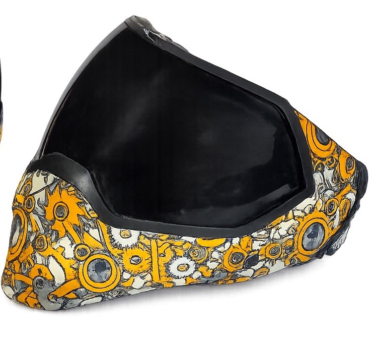 Empire EVS Paintball Mask Goggles Steampunk Gear Design – Needs New Lens