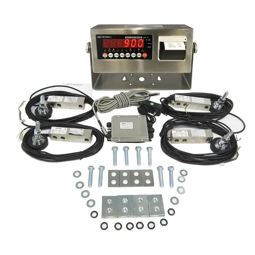 Optima Scale OP-720SS-5K Build It Yourself 5,000 LBS Floor Scale Package