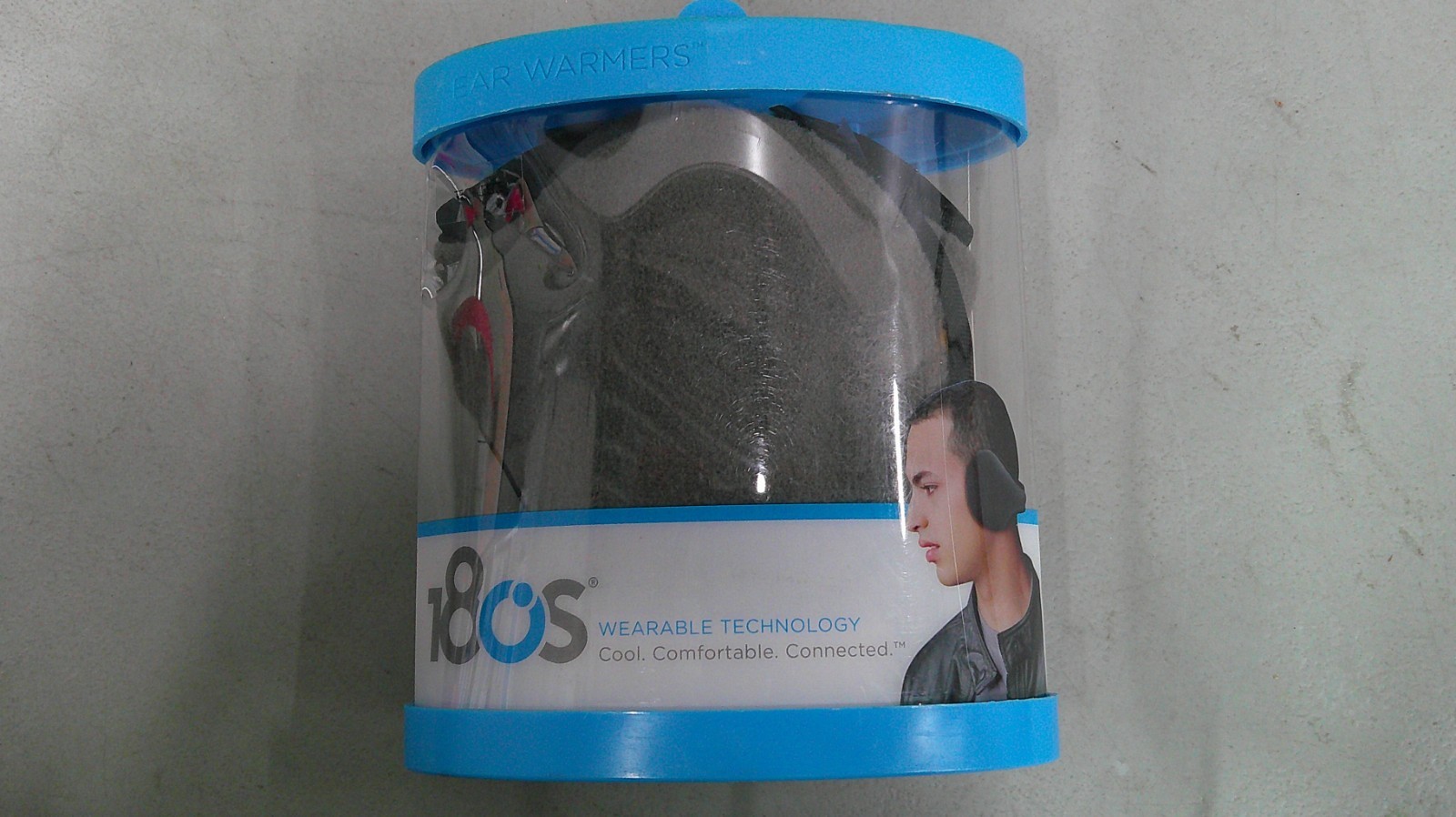 18os Wearable Behind The Head Ear Warmers - Cool and Comfortable - Grey
