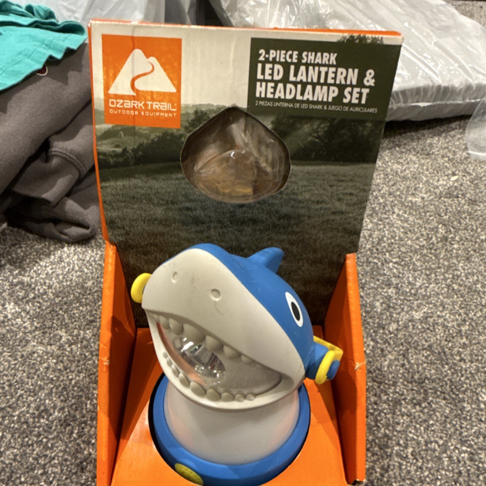 Ozark Trail Shark LED Lantern Blue/White