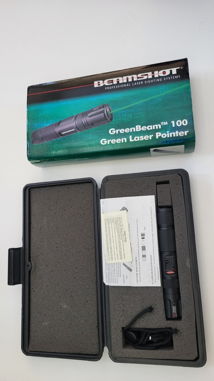 Beamshot GreenBeam 100 Green Laser Pointer