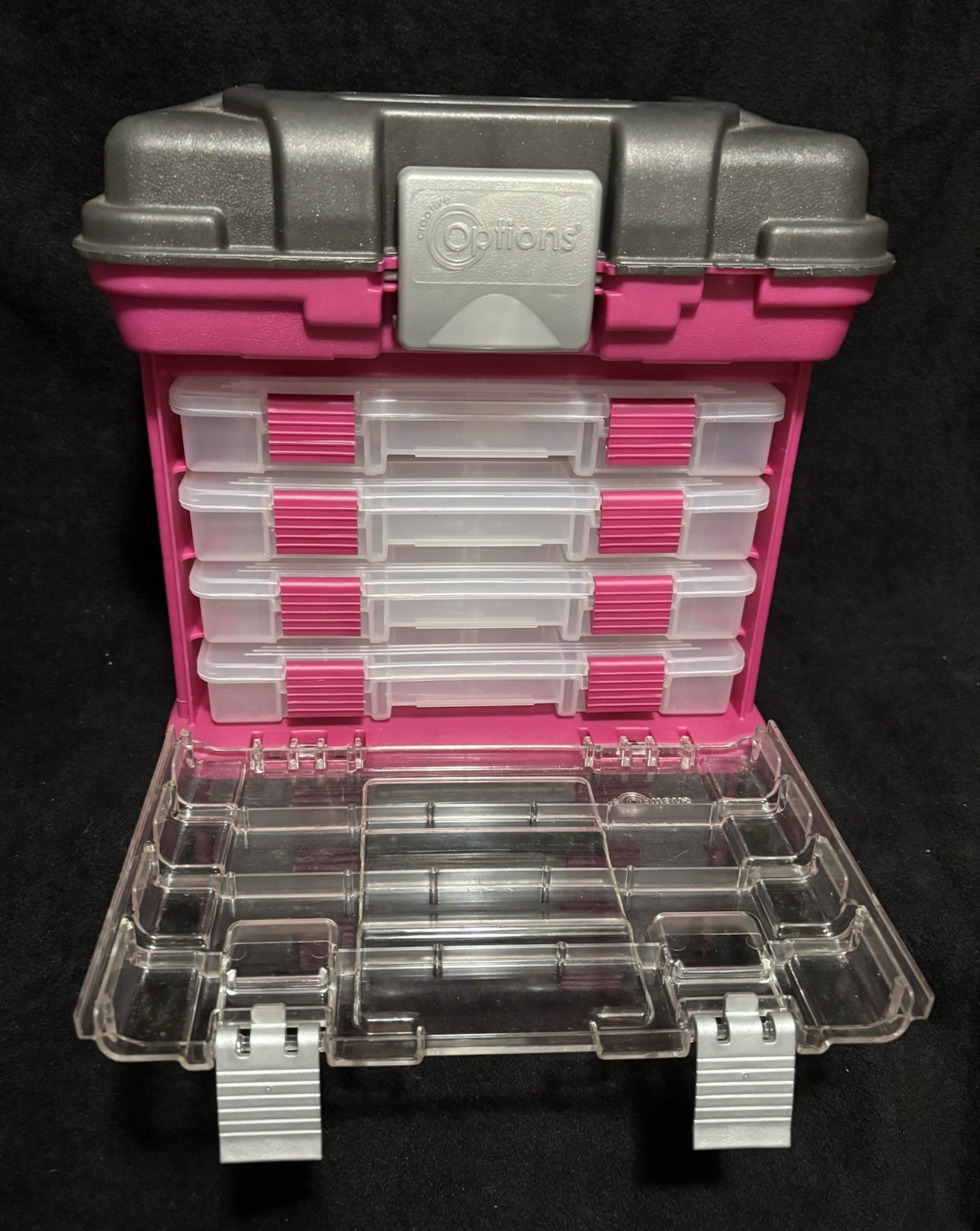 Plano Creative Options 1354 Grab N Go 4 Rack Organizer Storage System Crafts Sew