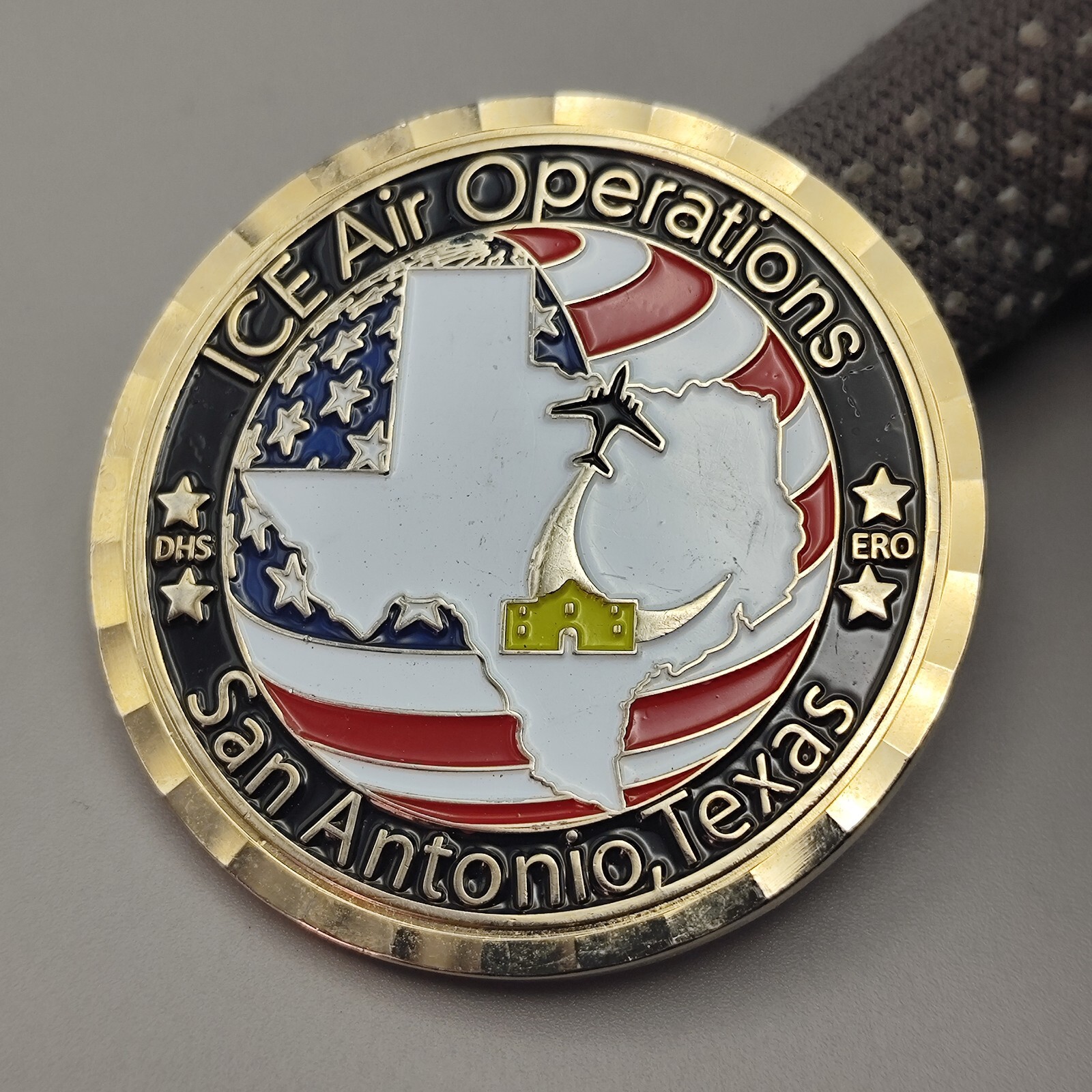 ICE Air Operations San Antonio Texas Challenge Coin