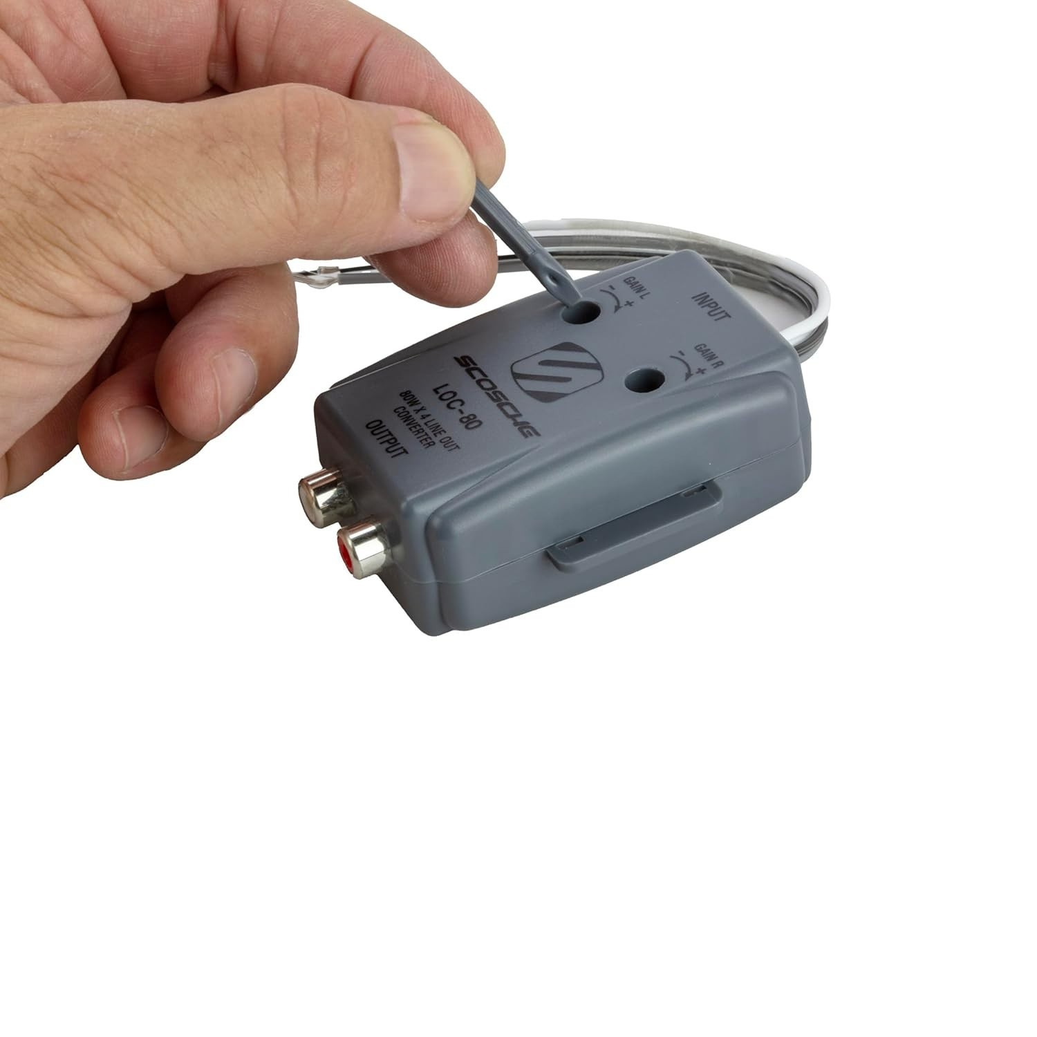 2 Channel RCA Converter - Ideal Line Level Converter for Car Amplifiers