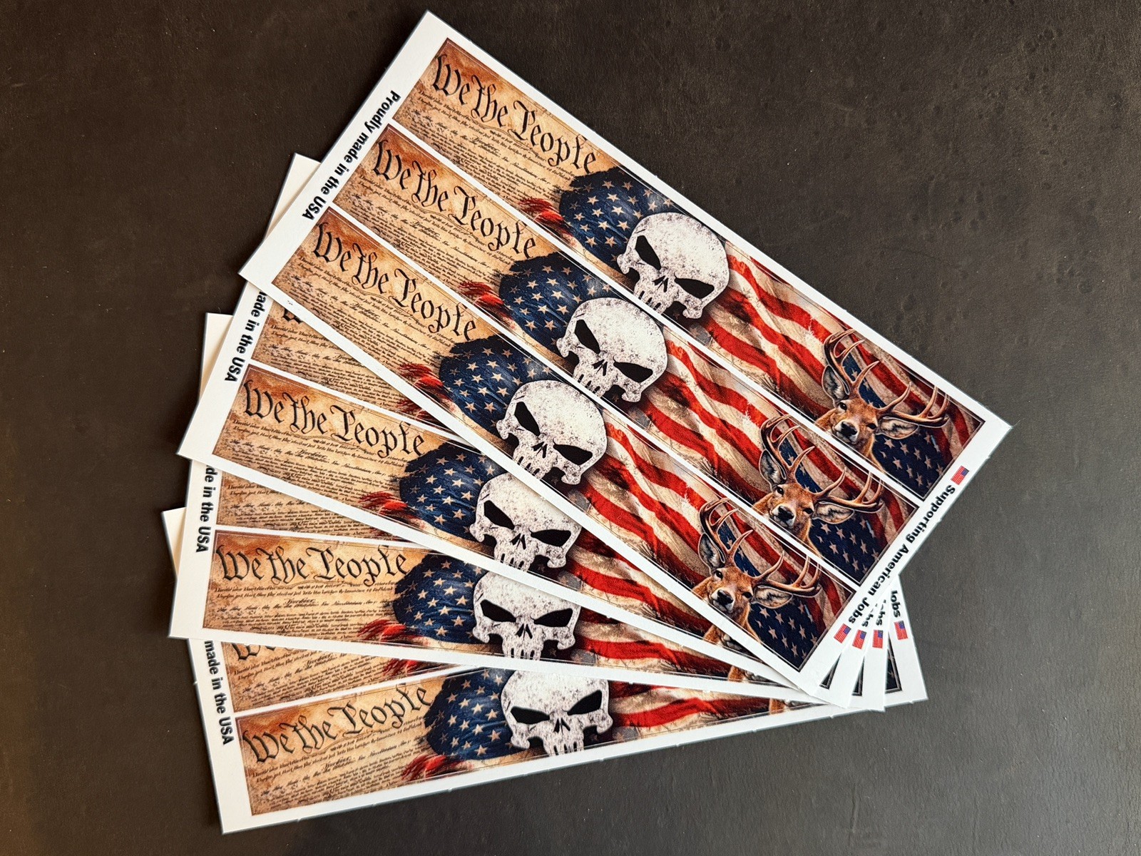 Patriotic USA Arrow Wraps – American Flag Punisher Design – Set of 12 Wraps-IBEX