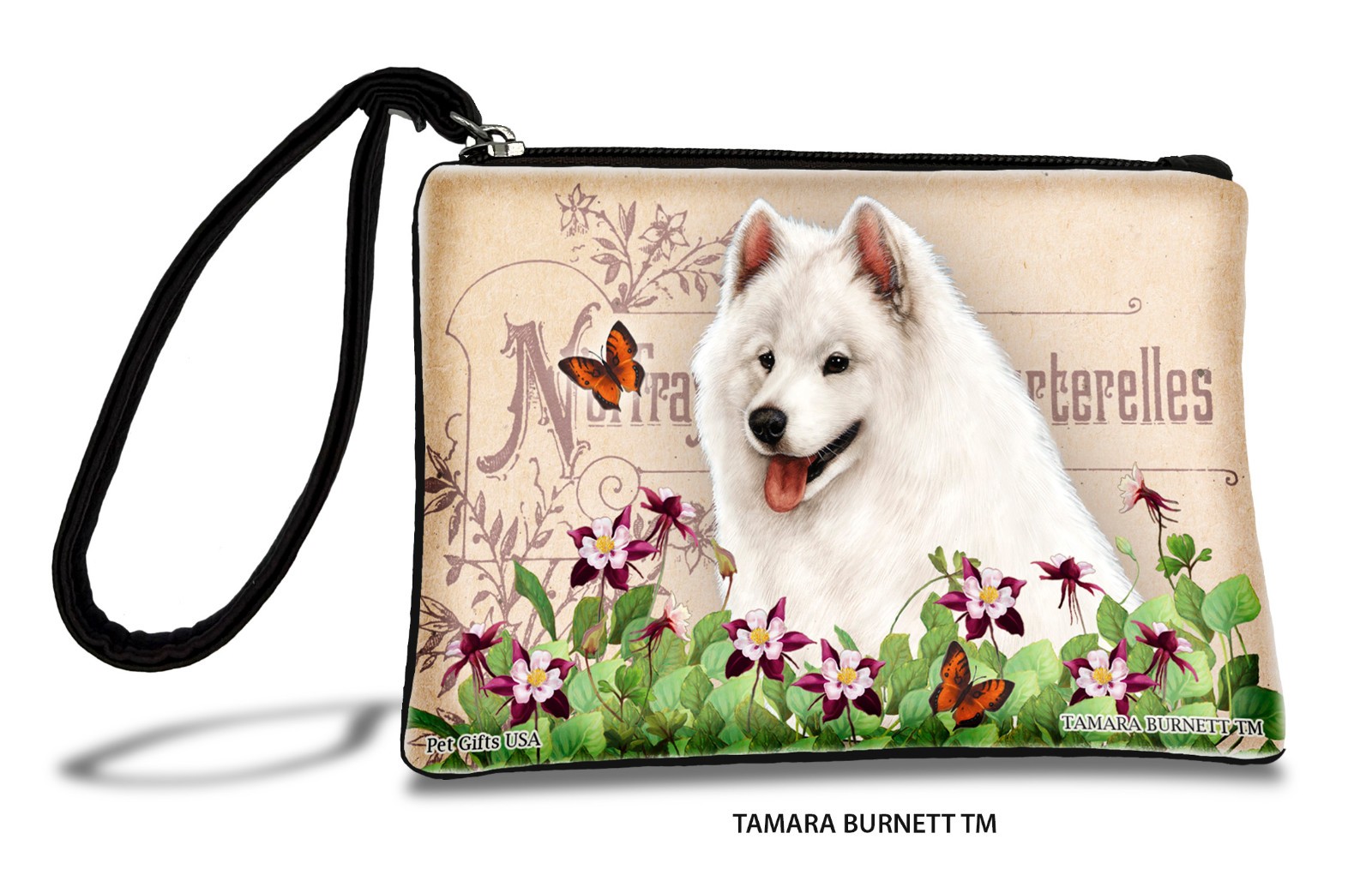 Samoyed Zippies Pet Pouch Coin Purse