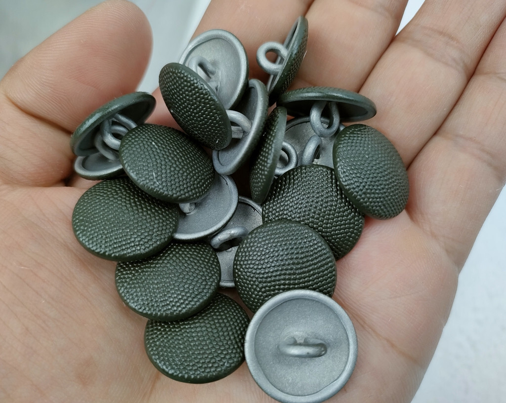 12PCS LOT WWII GERMAN WH EM ENLISTED MAN FIELD TUNIC FELDBLUSE BUTTONS 19MM