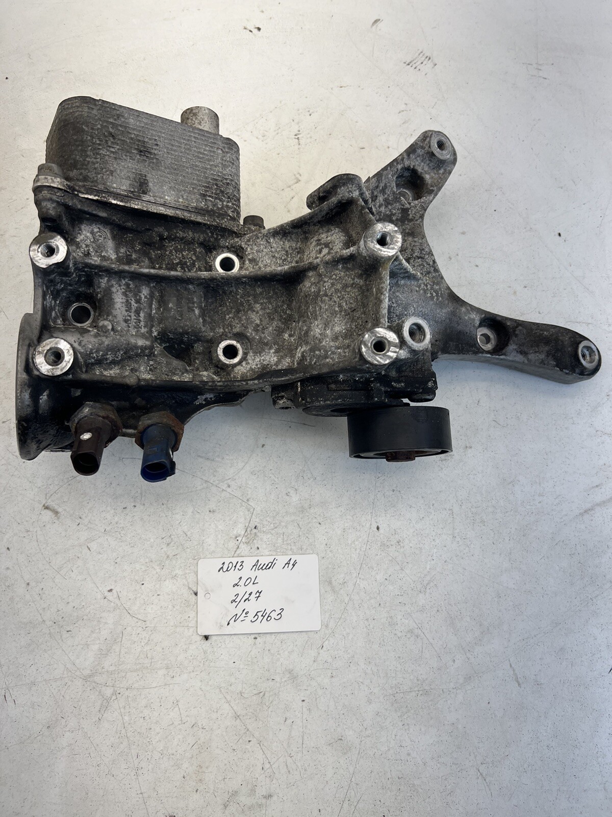 2013-2016 Audi A4  Generator Support Bracket OEM.
