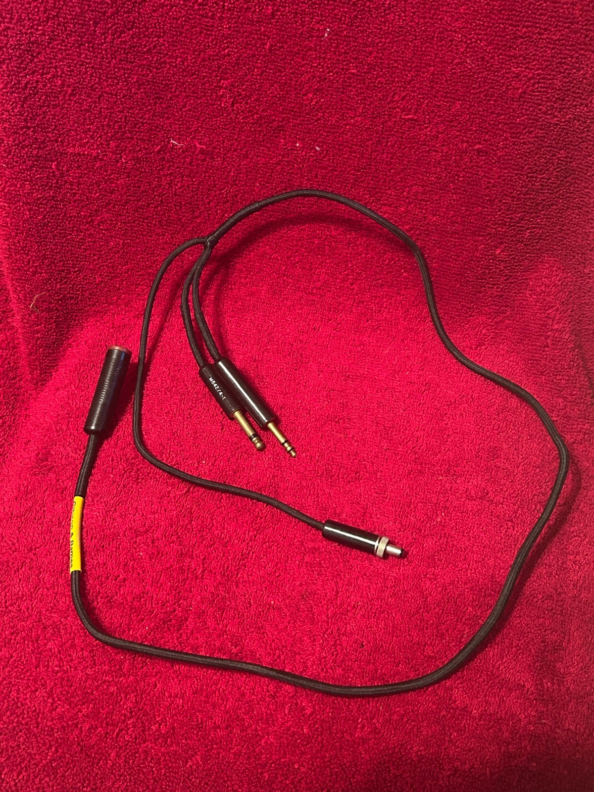 GIBSON-BARNES GA TO HELICOPTER HEADSET ADAPTER U-385/U