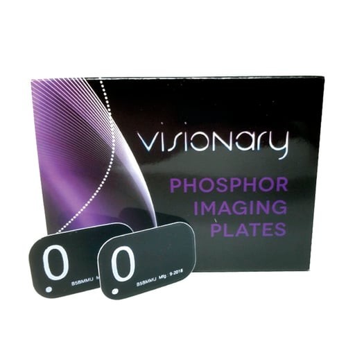 3D Dental Visionary Phosphor Plates AT Compatible Size 0 2/Pk AT-0