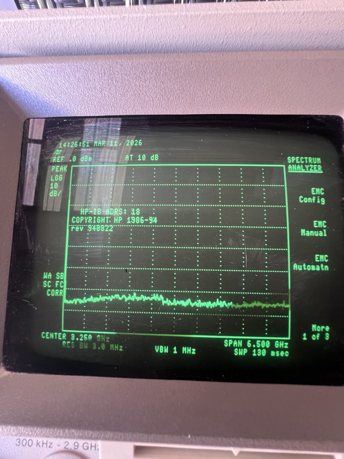 HP Hewlett Packard 8595E Spectrum Analyzer
