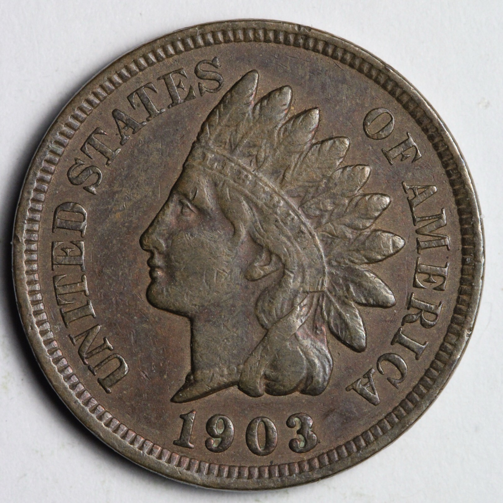 1903 Indian Head Cent Penny XF E105 KRH
