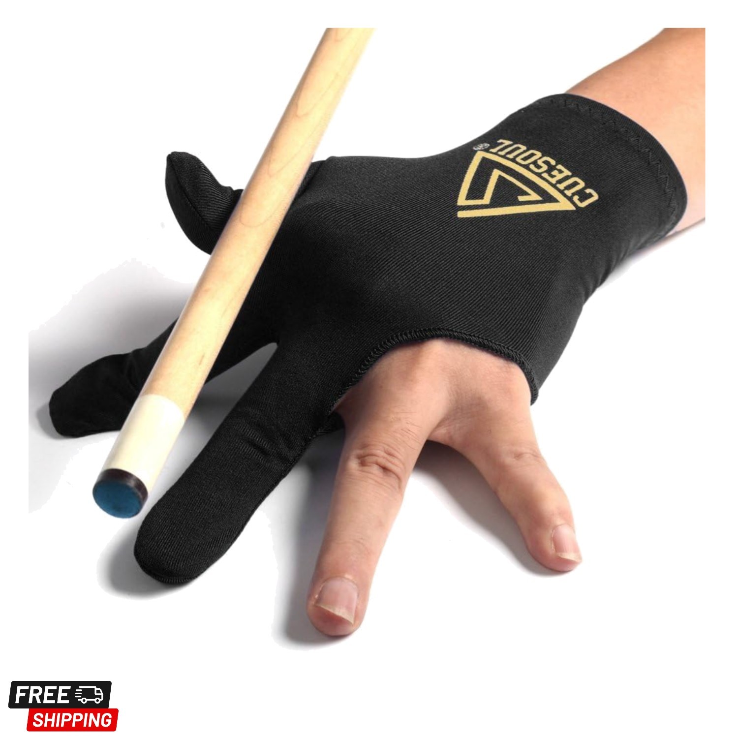 10pcs/Set 3 Finger Billiards Gloves Pool Cue Gloves