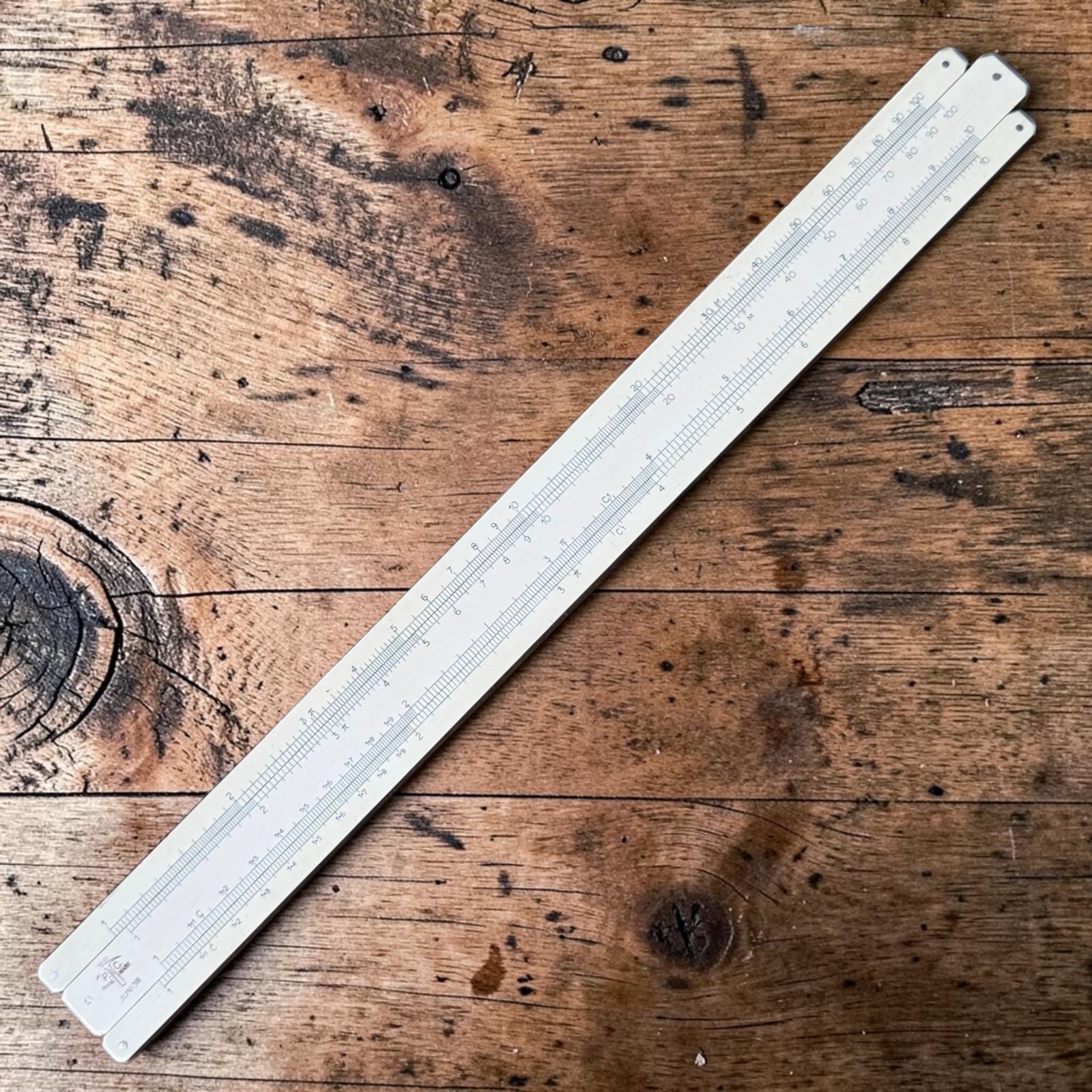 A.G. Thornton Junior Slide Rule 18cm Wooden Slide Rule Made In England
