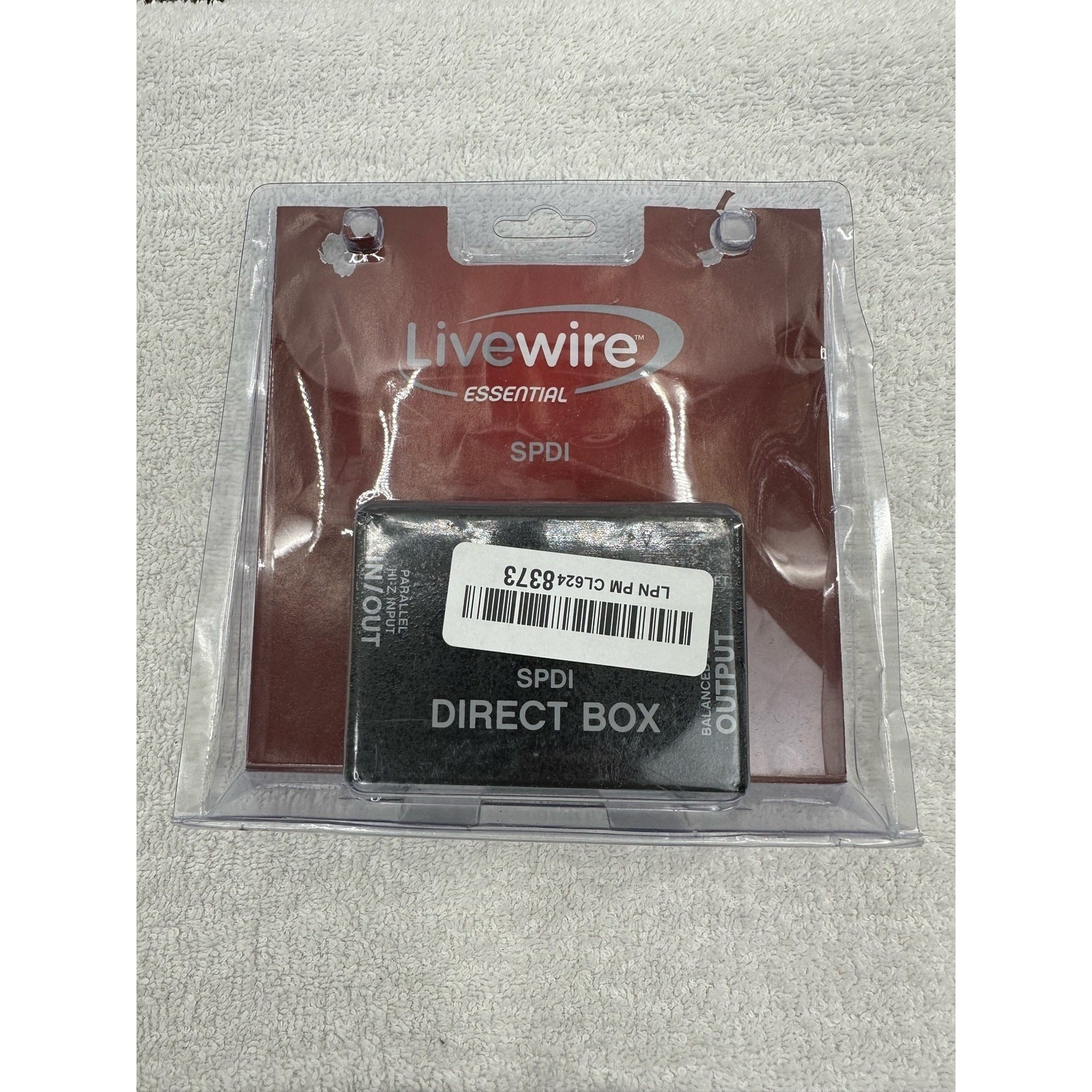Livewire SPDI Passive Direct Box with Attenuation Pad