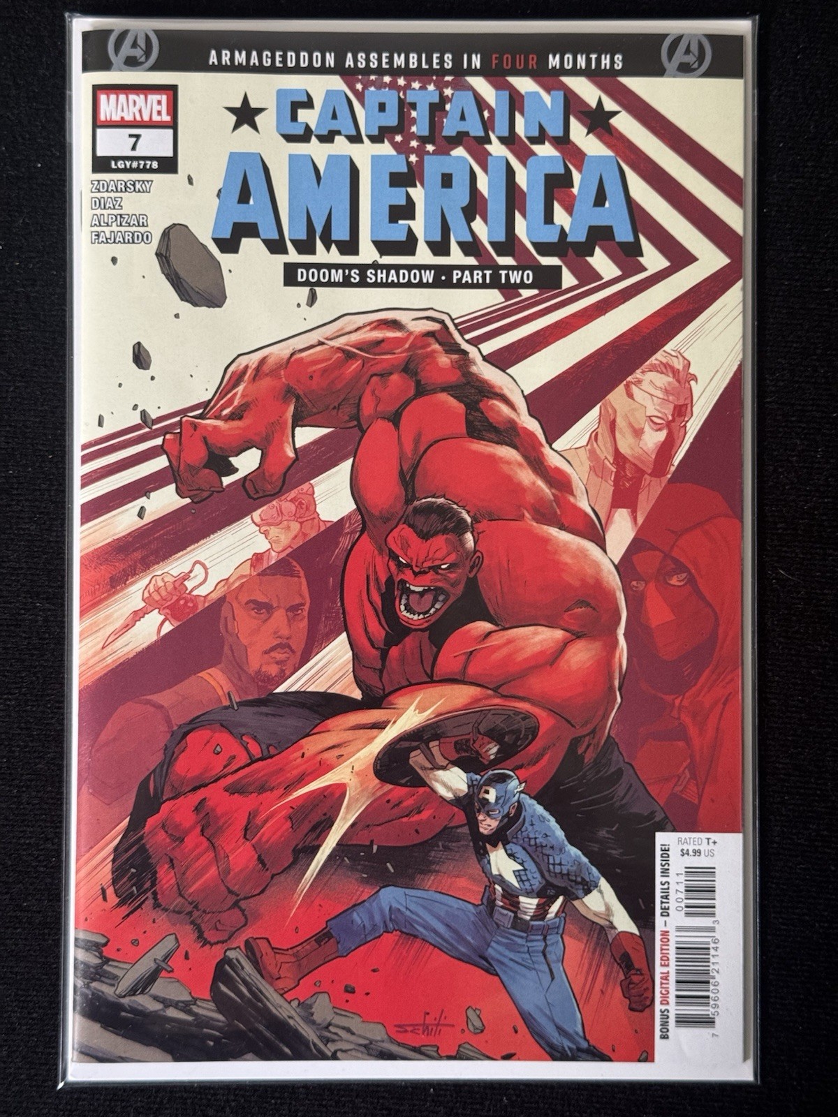2026 Marvel Captain America #7 CVR A 1st Appearance of Salvation Alina Von Doom