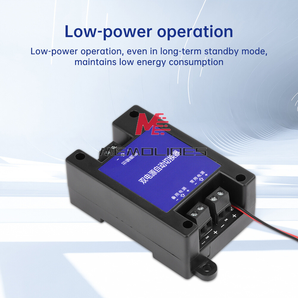 DC Dual Power Supply Automatic Switcher 2 Way High-speed Transfer Switch 5V-60V