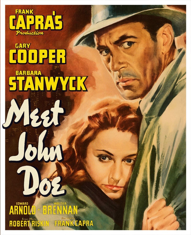 Meet John Doe (Blu-ray, 1941) - ClassicFlix RESTORATION, Dir. Frank Capra