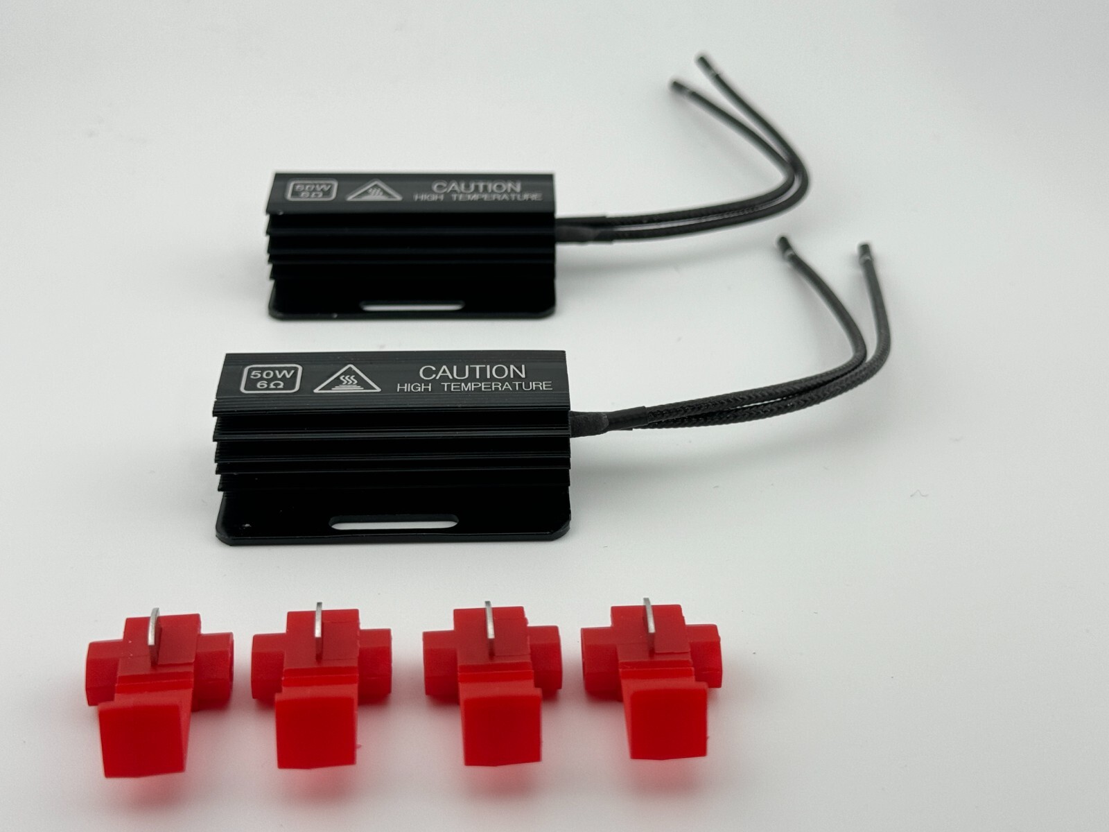 Rebaydo™ 2pcs LED Headlight Load Resistor 6 Ohm 50 Watt