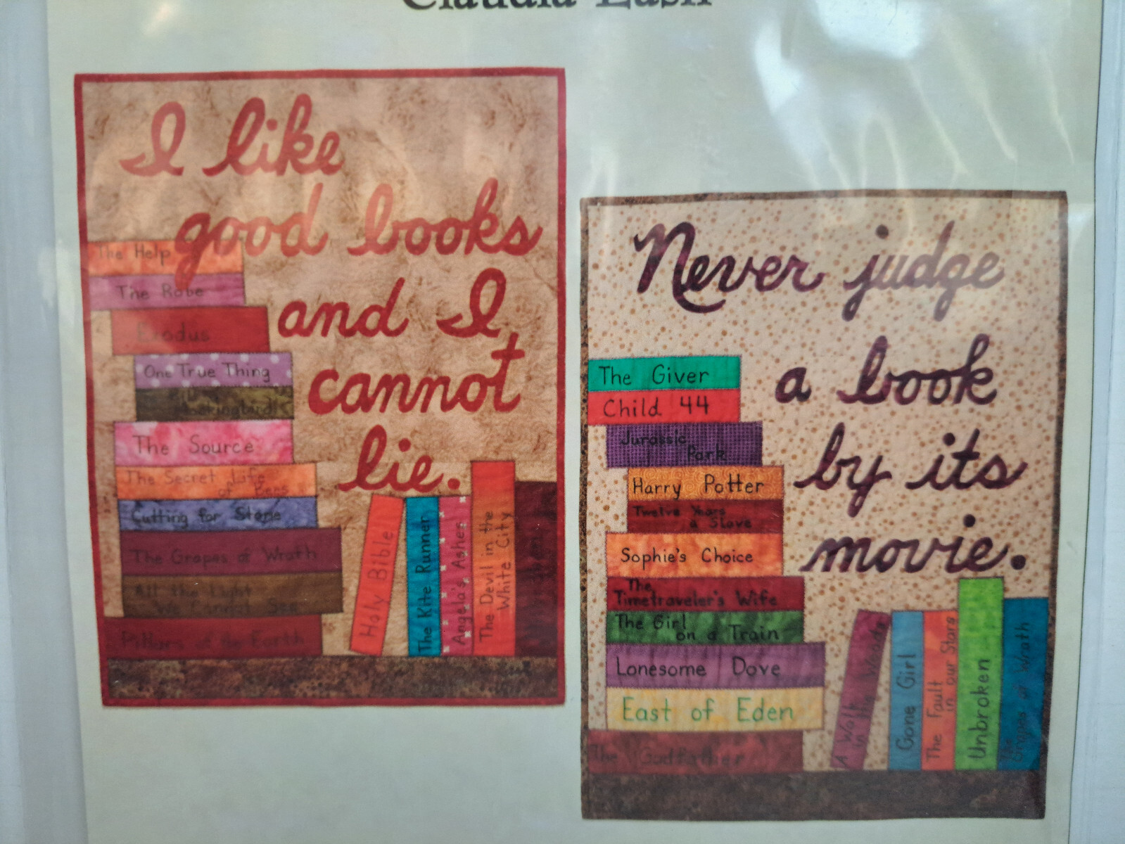 Presto Avenue Designs Quilt Pattern - Good Books (21" x 28") #PAD142 - Uncut