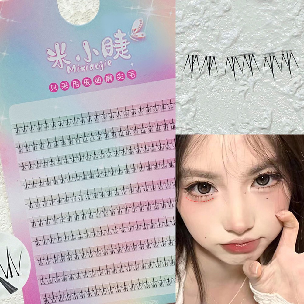 Lash Grafting Cluster Eyelashes Under Eyelash Lash Extension Lower Eyelashes ∂ ๑