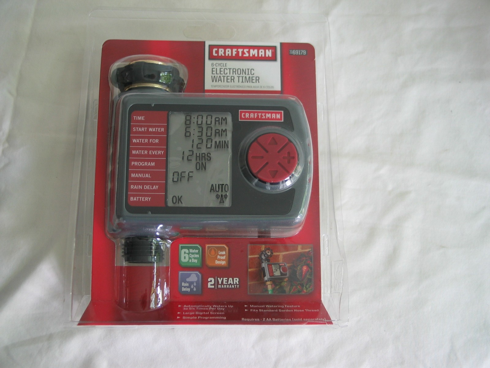 NOS Craftsman 71-69179 - 6 Cycle Electronic Water Timer -  Sealed