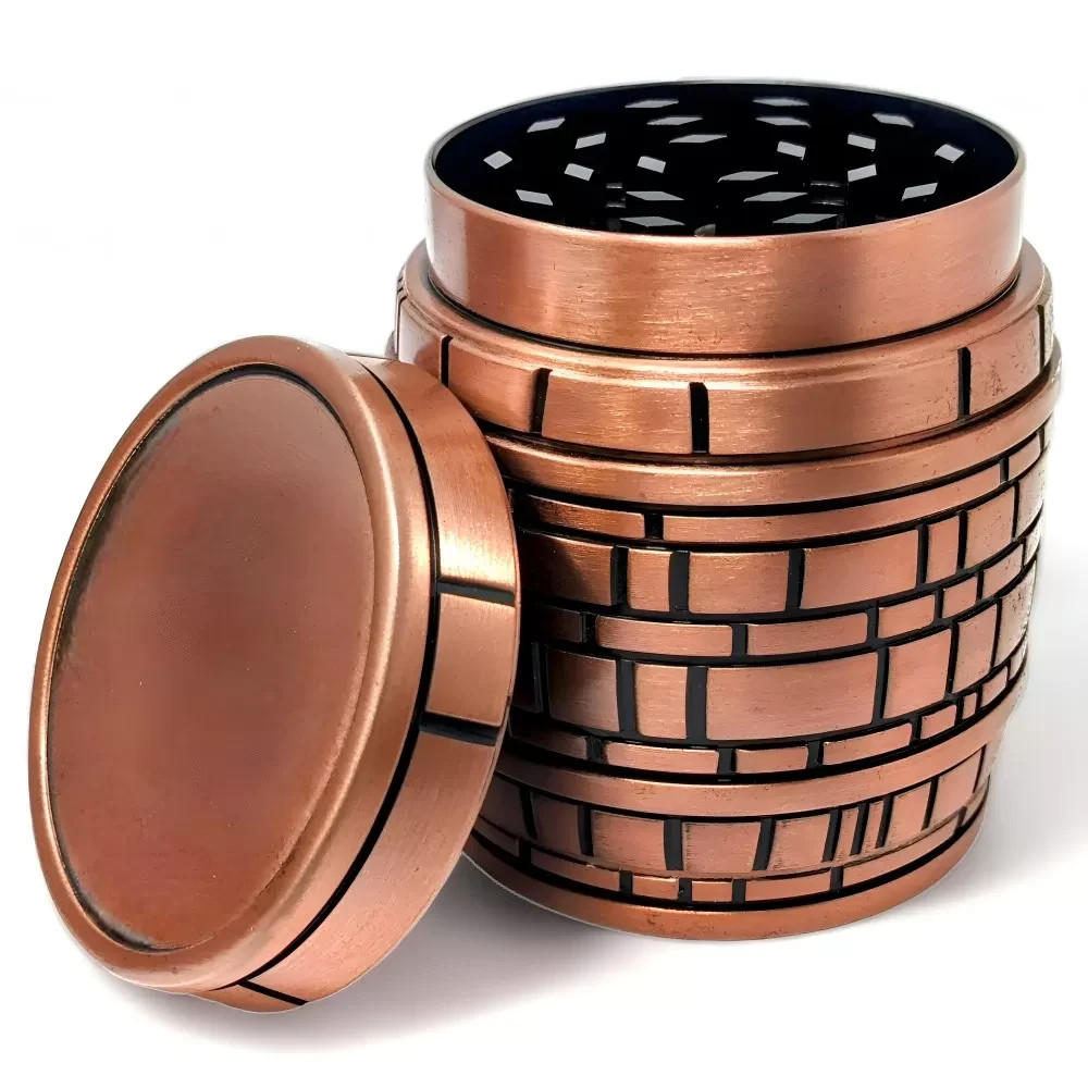 Barrel Bliss 4-Part Metal Grinder with Rolling Attachment Portable *USA*