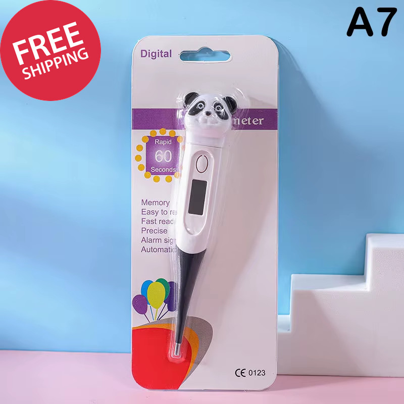 Cartoon Electronic Soft-Head Thermometer Household Human Armpit Digital Thermome