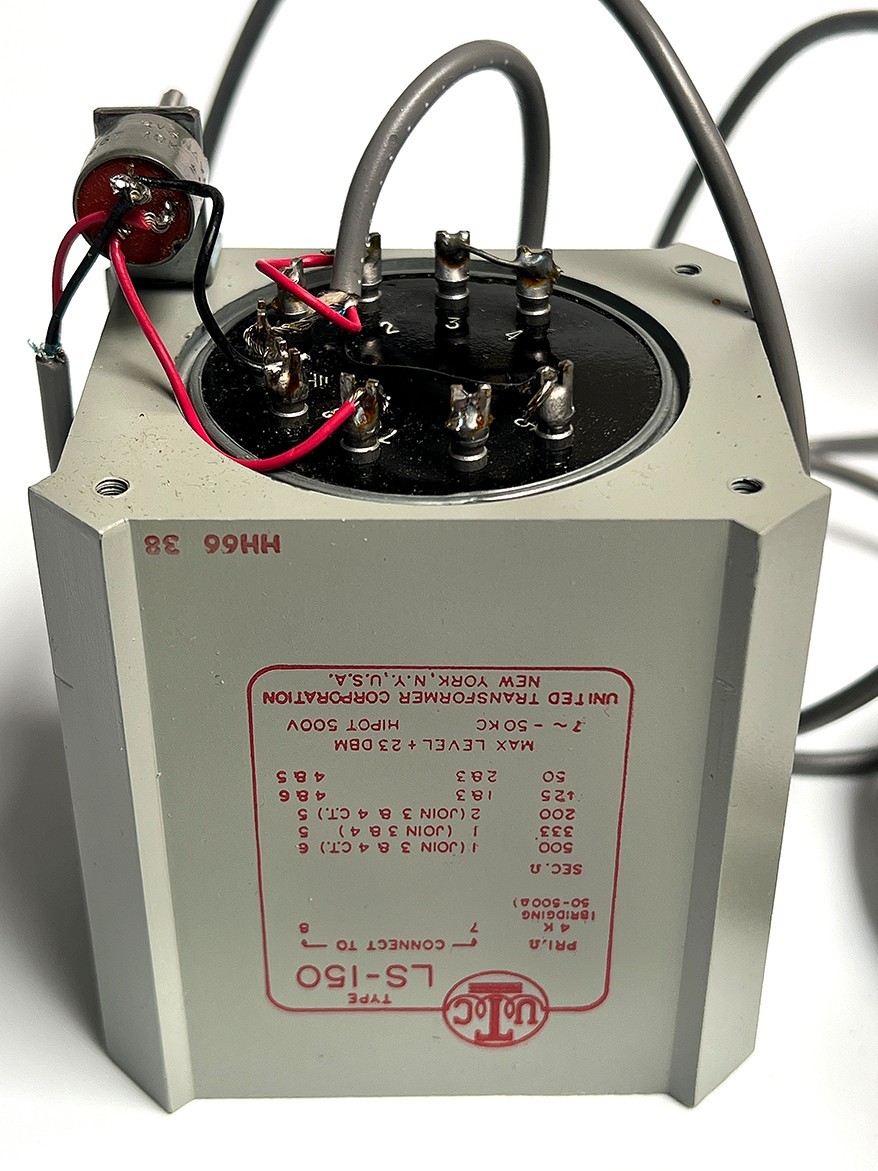Vintage UTC LS-150 Bridging Transformer