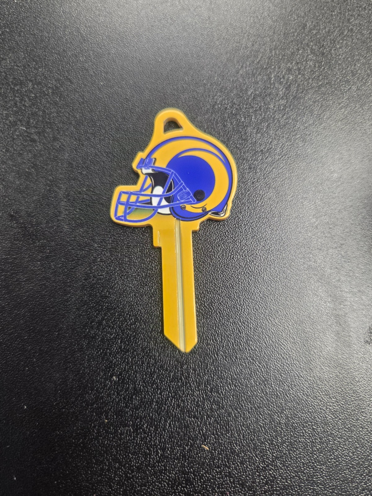 NFL LOS ANGELES RAMS HELMET KWIKSET KW1/KW10 KEYBLANK - READ DETAILS BELOW