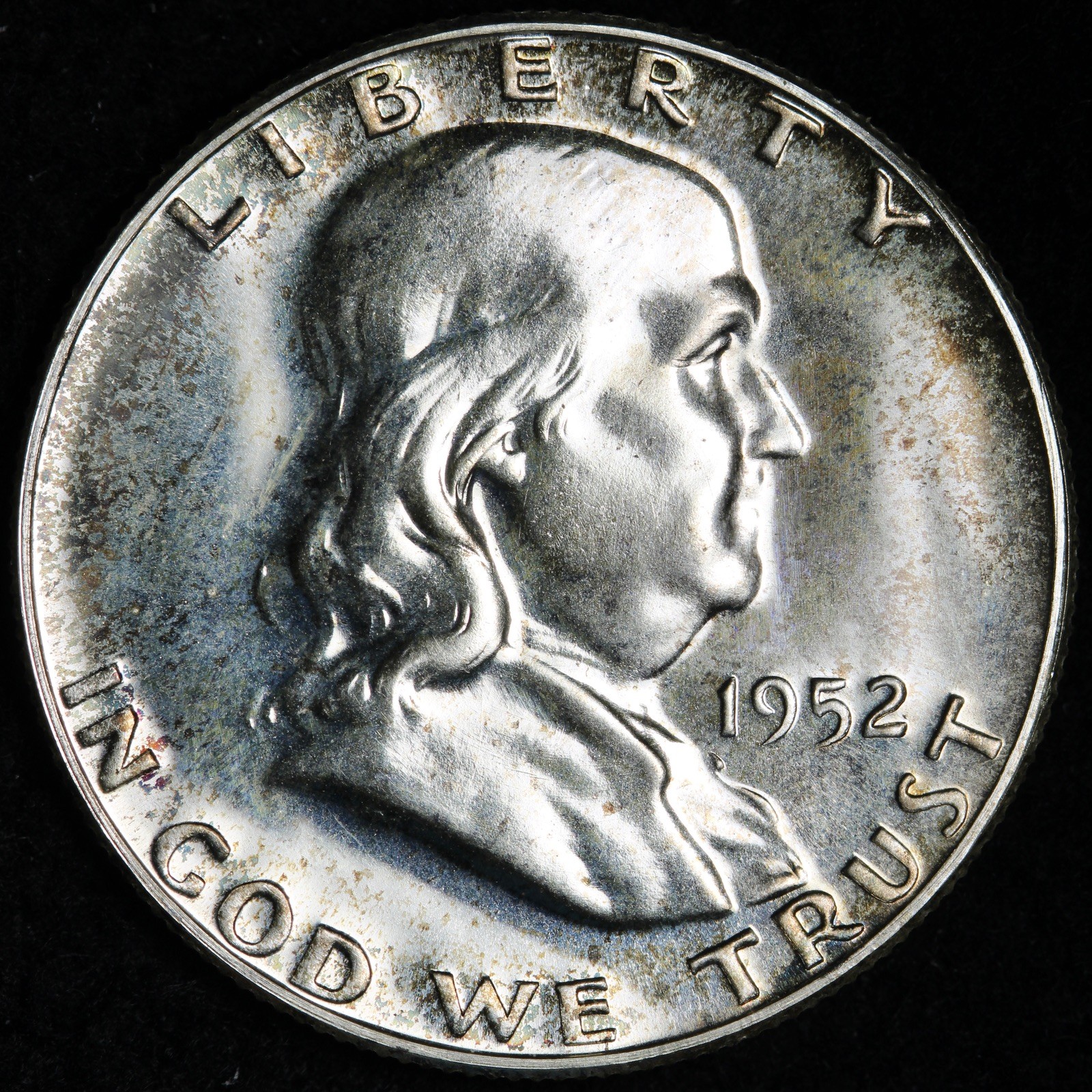 1952 Franklin Silver Half Dollar GEM PROOF E373 TKZCUR