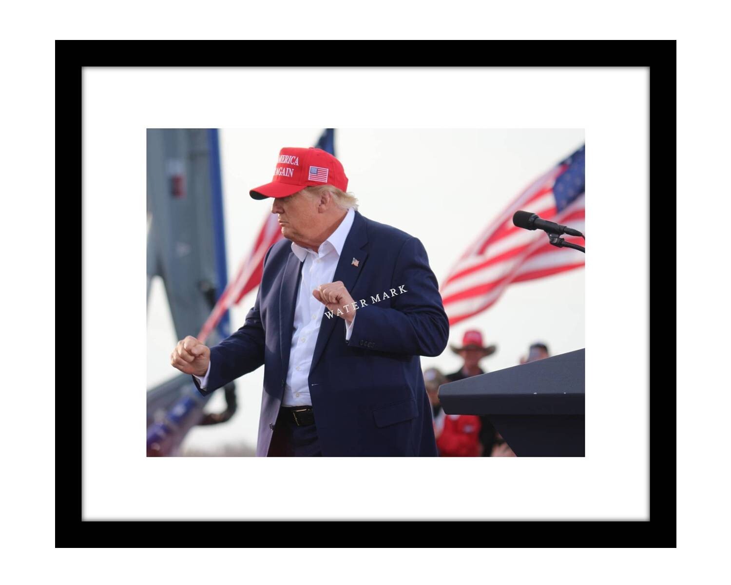 Donald Trump 8x10 photo dancing MAGA 2024 campaign republican president America