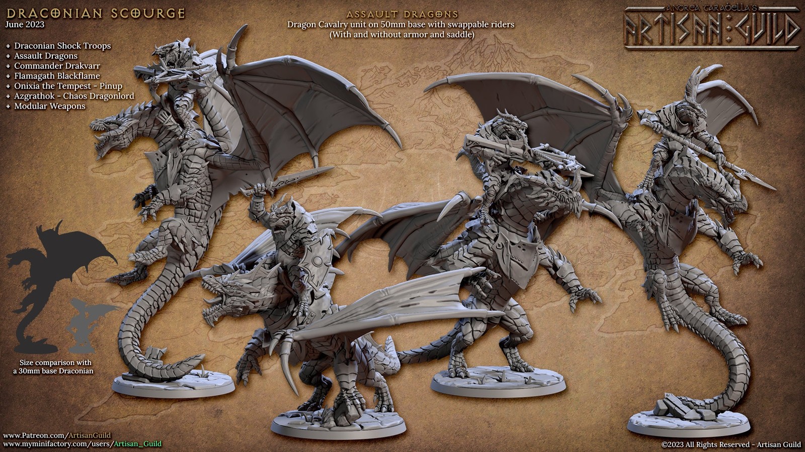 Dragon Riders | Artisan Guild Miniatures