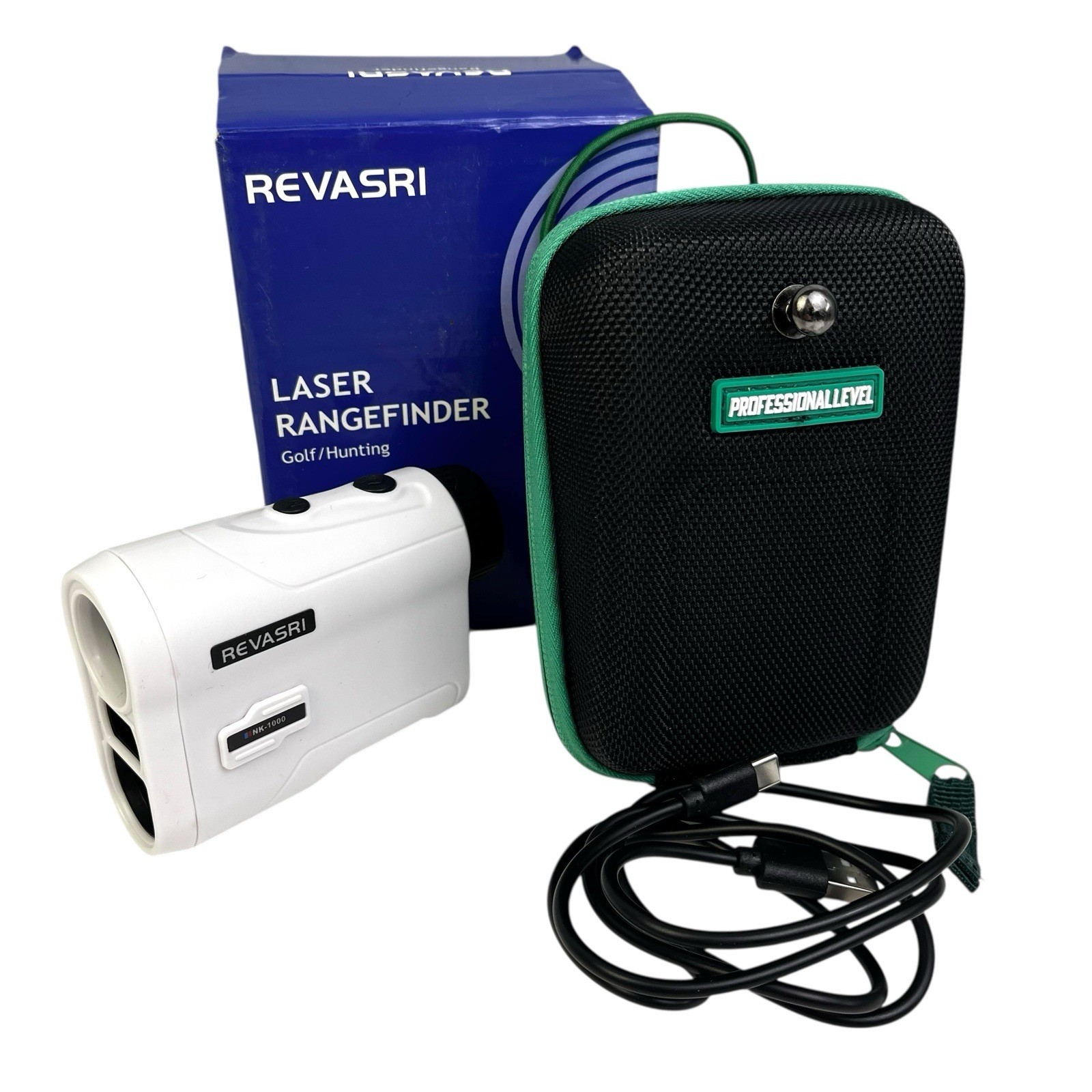 Revasri NK-1000 Laser Golf Rangefinder 1000 yds Slope and Pin Lock Vibration NEW