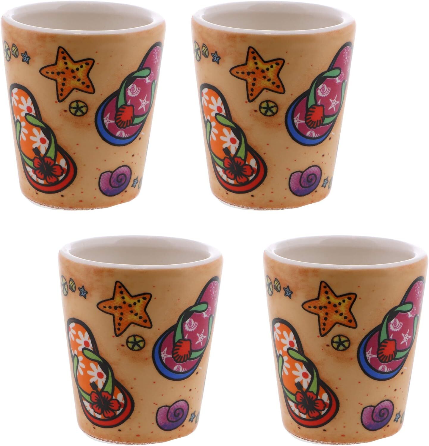 Flip Flop Ceramic Shot Glass