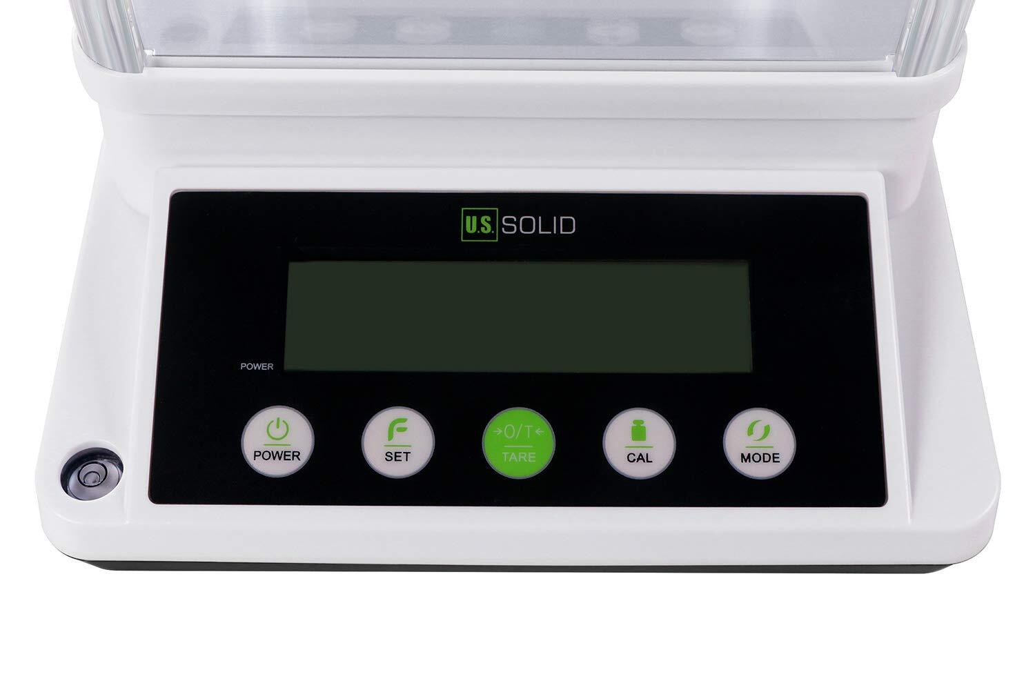 U.S. Solid 0.001g Precision Balance 210gx1mg Digital Electronic Analytical Scale