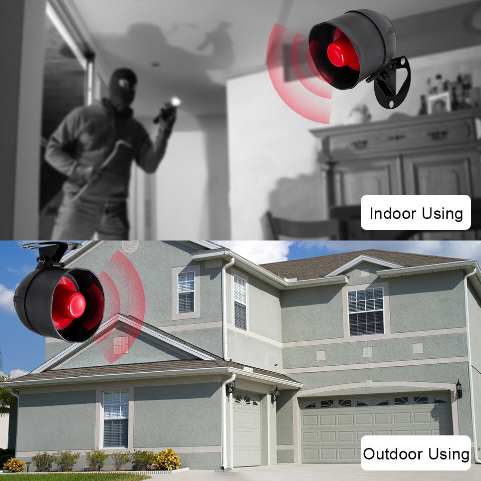 Simple DIY Wireless Safety Alarm System Window Sensor Burglar Warning Kit