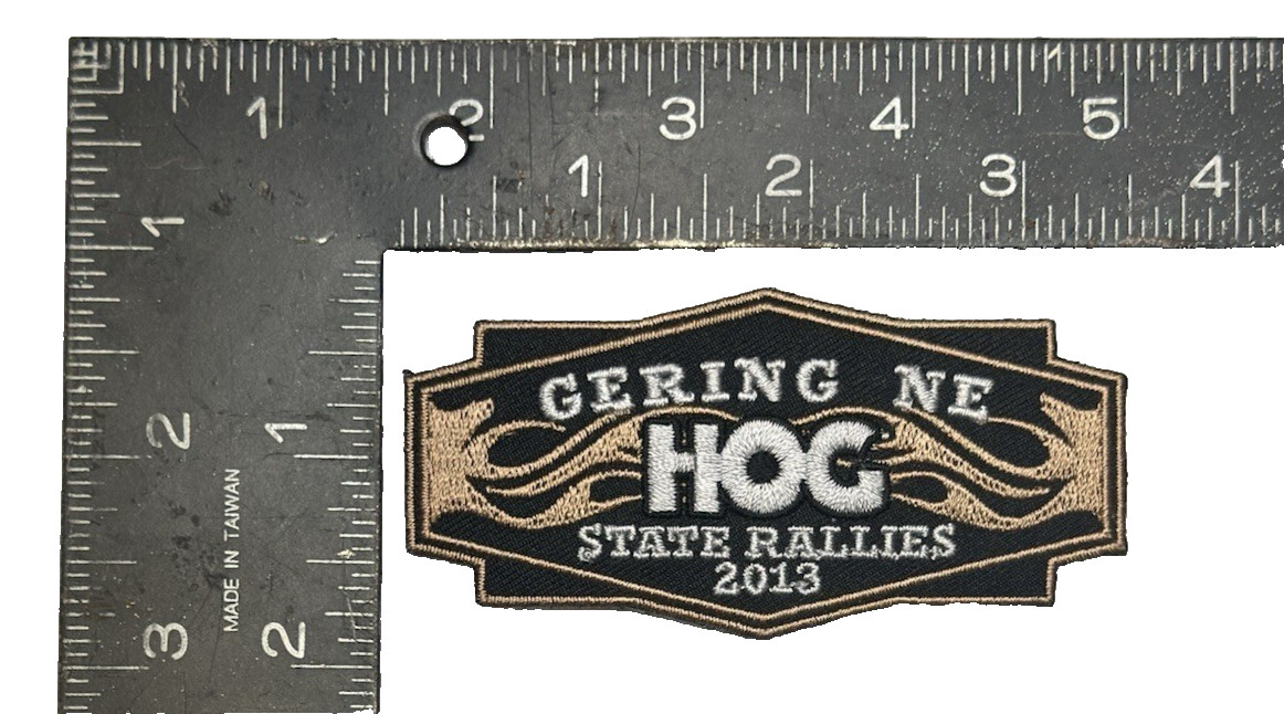 2013 Gering, NE. Harley Owners Group State Rallies HOG Patch