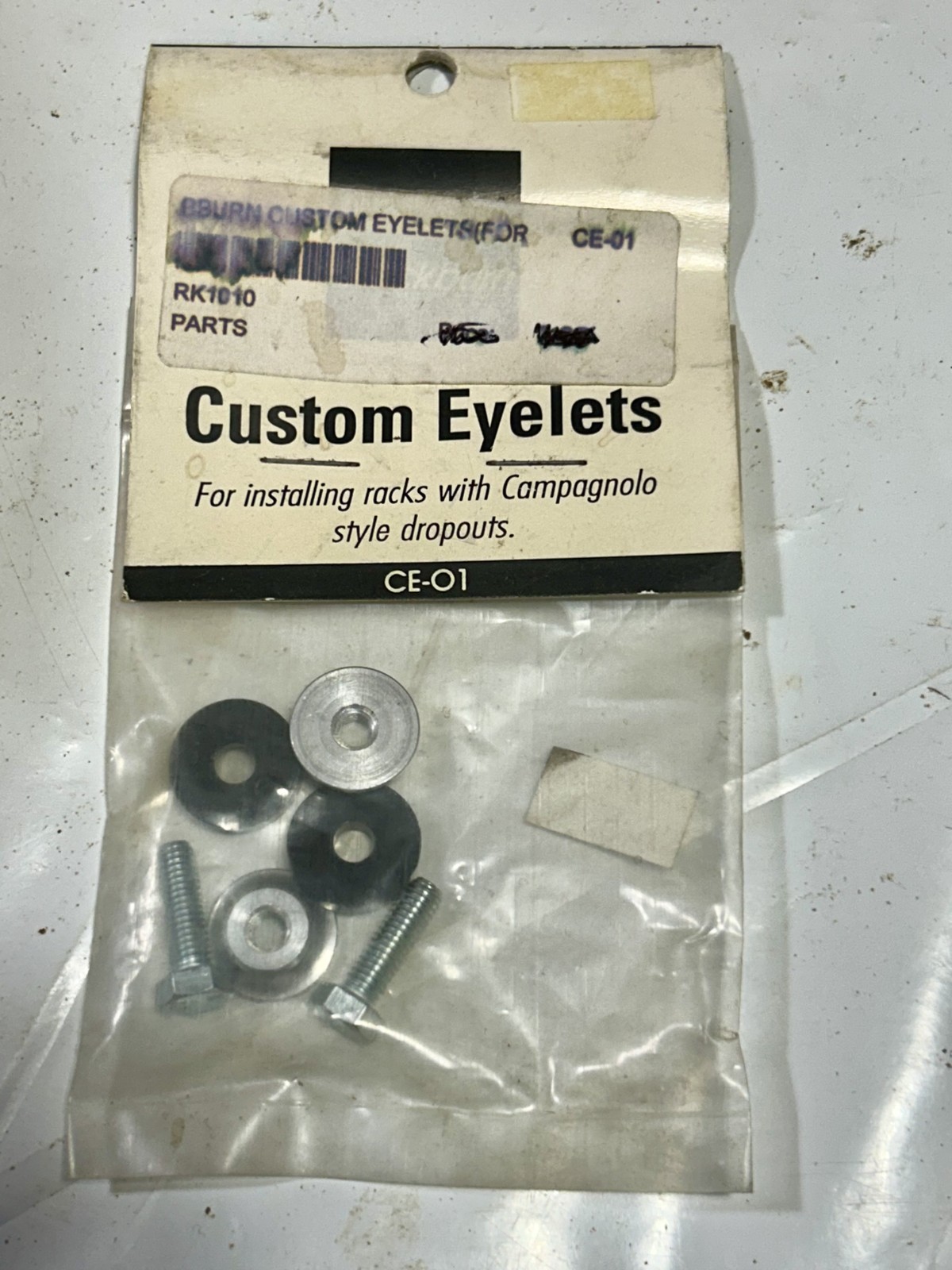 Blackburn CE-01 Custom Eyelets For Installing Racks w Campagnolo Style Dropouts