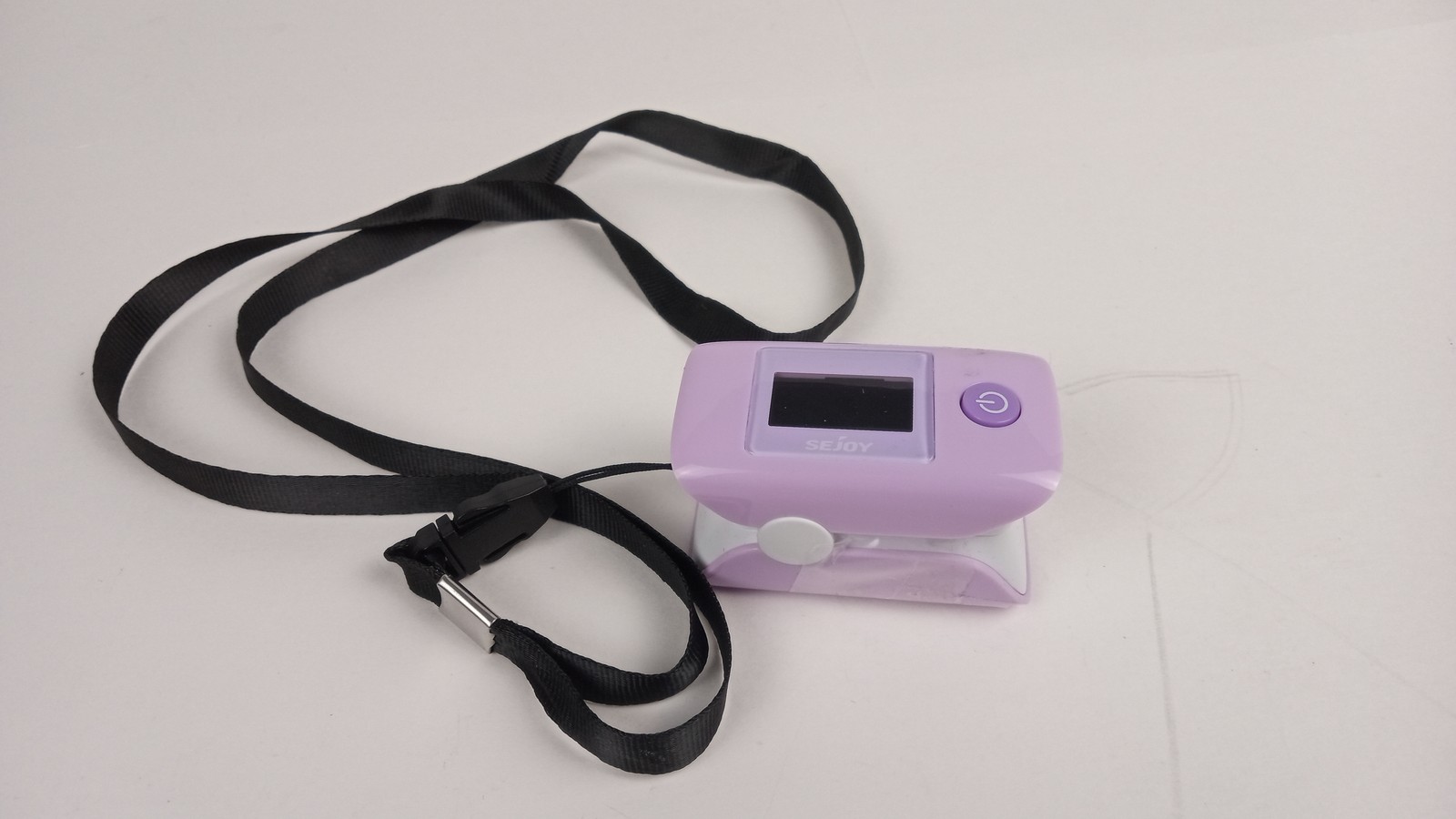 Sejoy XM-111 Fingertip Pulse Oximeter Purple Blood Oxygen Monitor