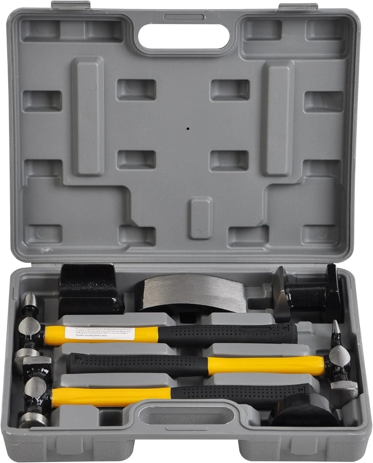 7Pcs Auto Body Repair Kit, Craft Panel Beating Hammer and Dolly Set... Fast Ship
