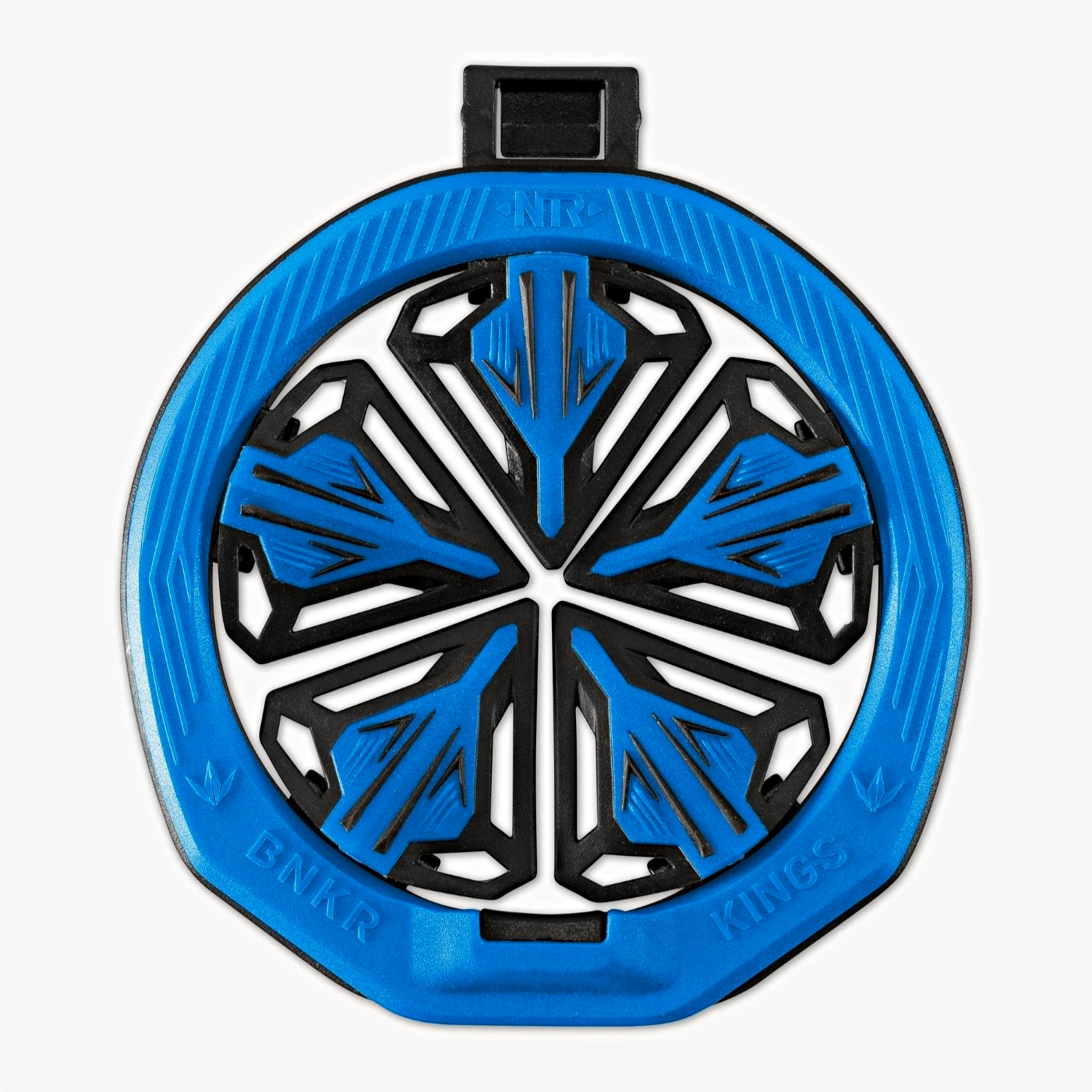 BNKR Kings NTR Speedfeed Paintball Loader/Hopper Speedfeed Lid Blue/Black