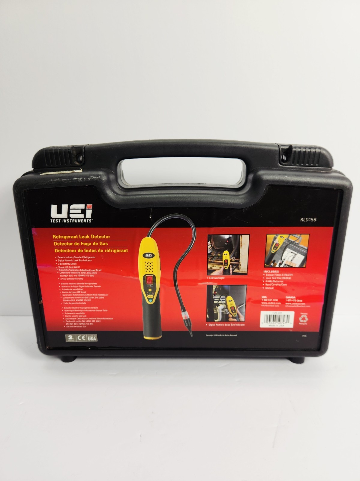 UEI Test Instruments Refrigerant Leak Detector Kit RLD15B