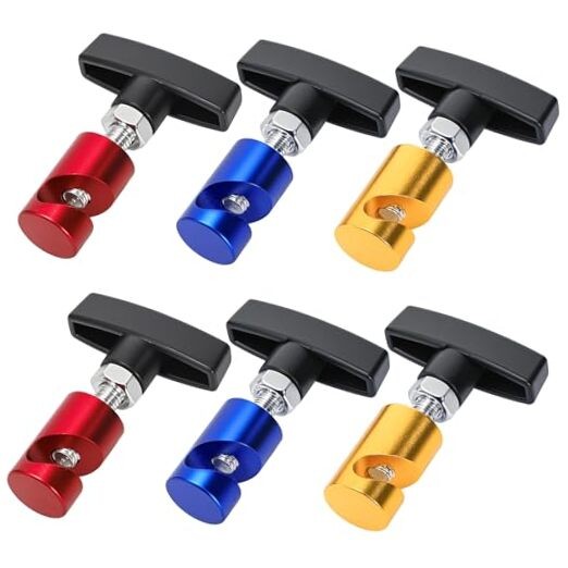 6 Pcs Metal Car Hood Strut Clamp, 11 mm Anti-Slip Lift Support Clamp,