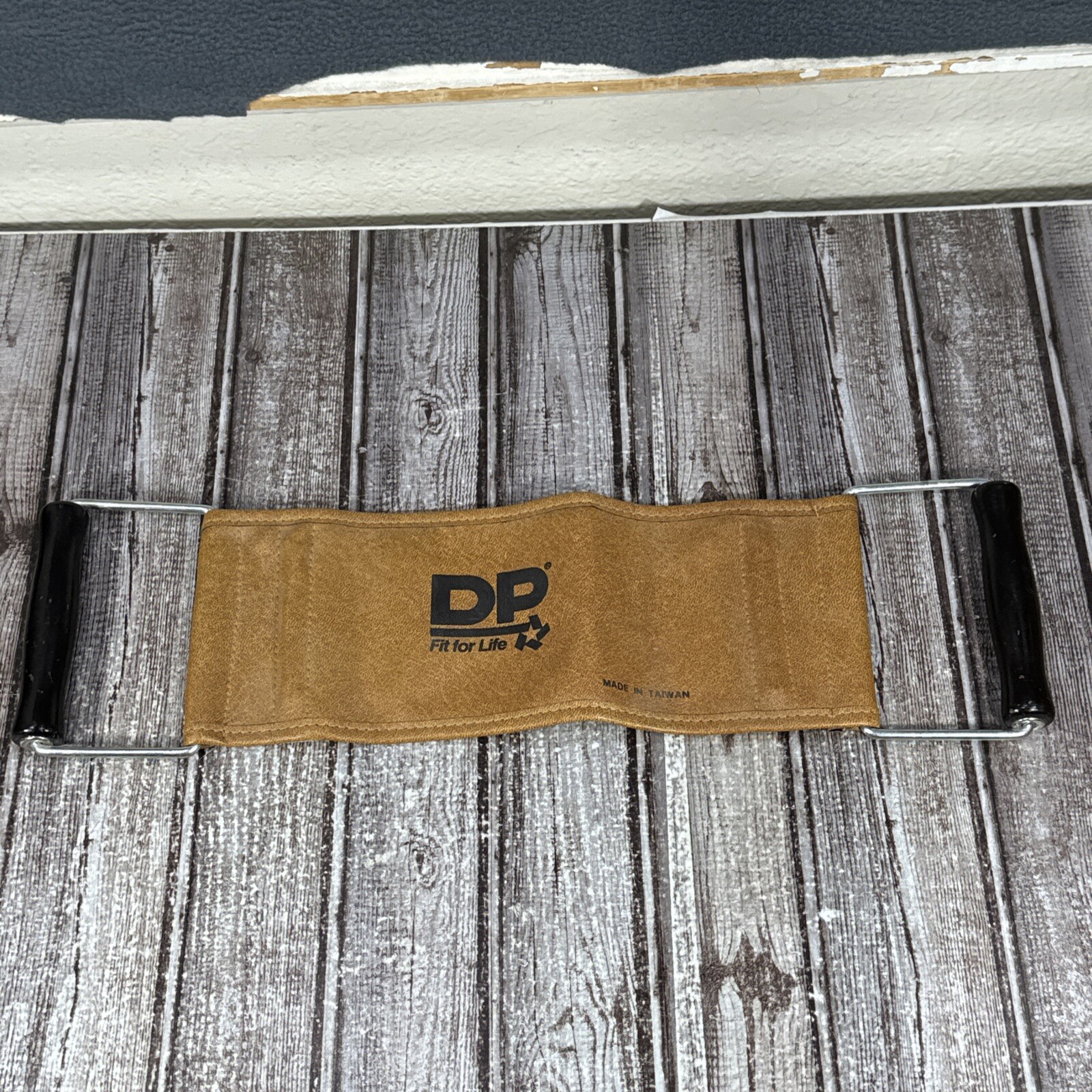 Vintage 1980’s DP Fit For Life Wooden Handle Leather