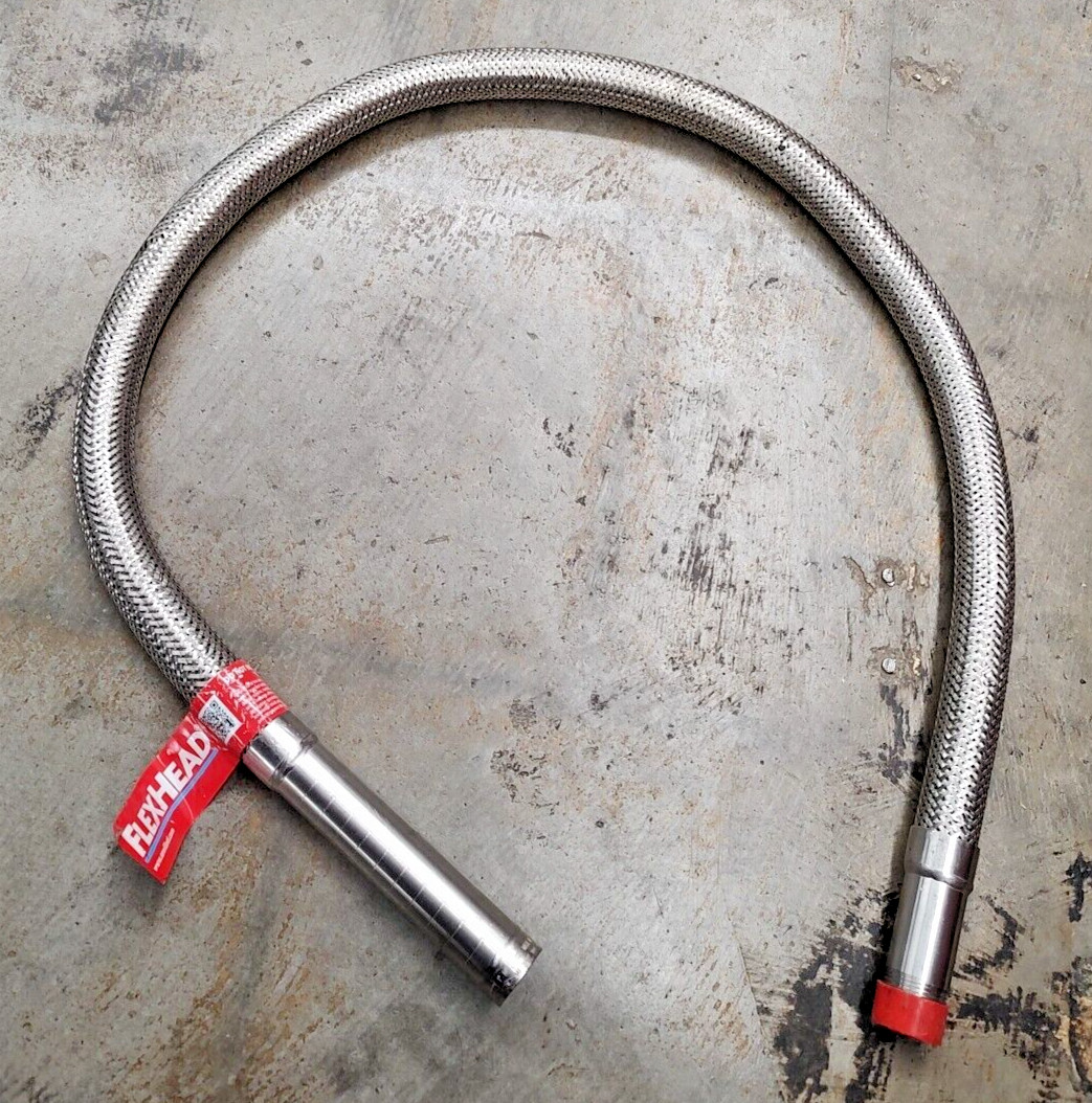 Flexhead 2060T-75 Fire Sprinkler Hose 1” Inlet 3/4" Outlet 175 PSI 60” Overall